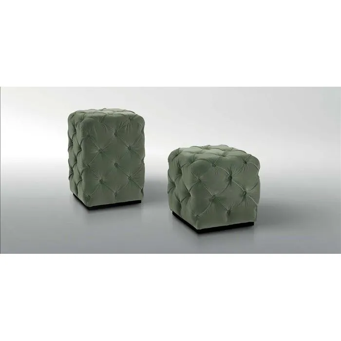 Hotel Ottoman With Solid Frame And Upholstery