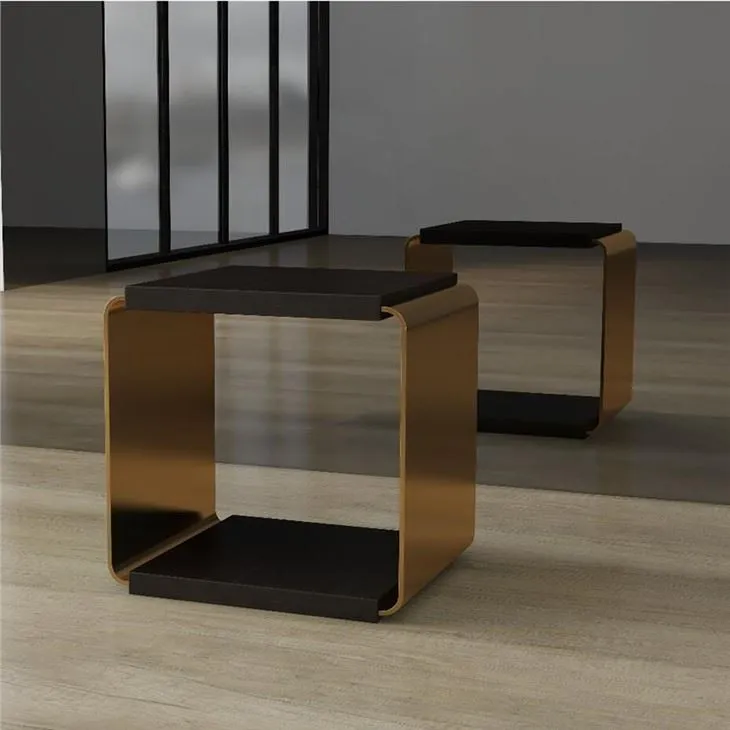 Taula final de tauleta de nit quadrada superior personalitzada